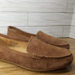 Born Crown Axona Suede Driving Mocs Slip On Shoes Womens 8.5
